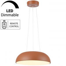 Φωτιστικό Κρεμαστό Φ40cm Στρογγυλό LED 22W 230V 1400lm CCT με Controller IVY